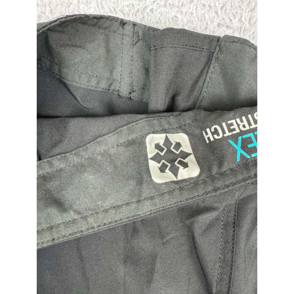 Mens Black OPFlex 4-Way Stretch Board Shorts 34 W/Zip Pocket Drawstring PreOwned - Picture 6 of 10